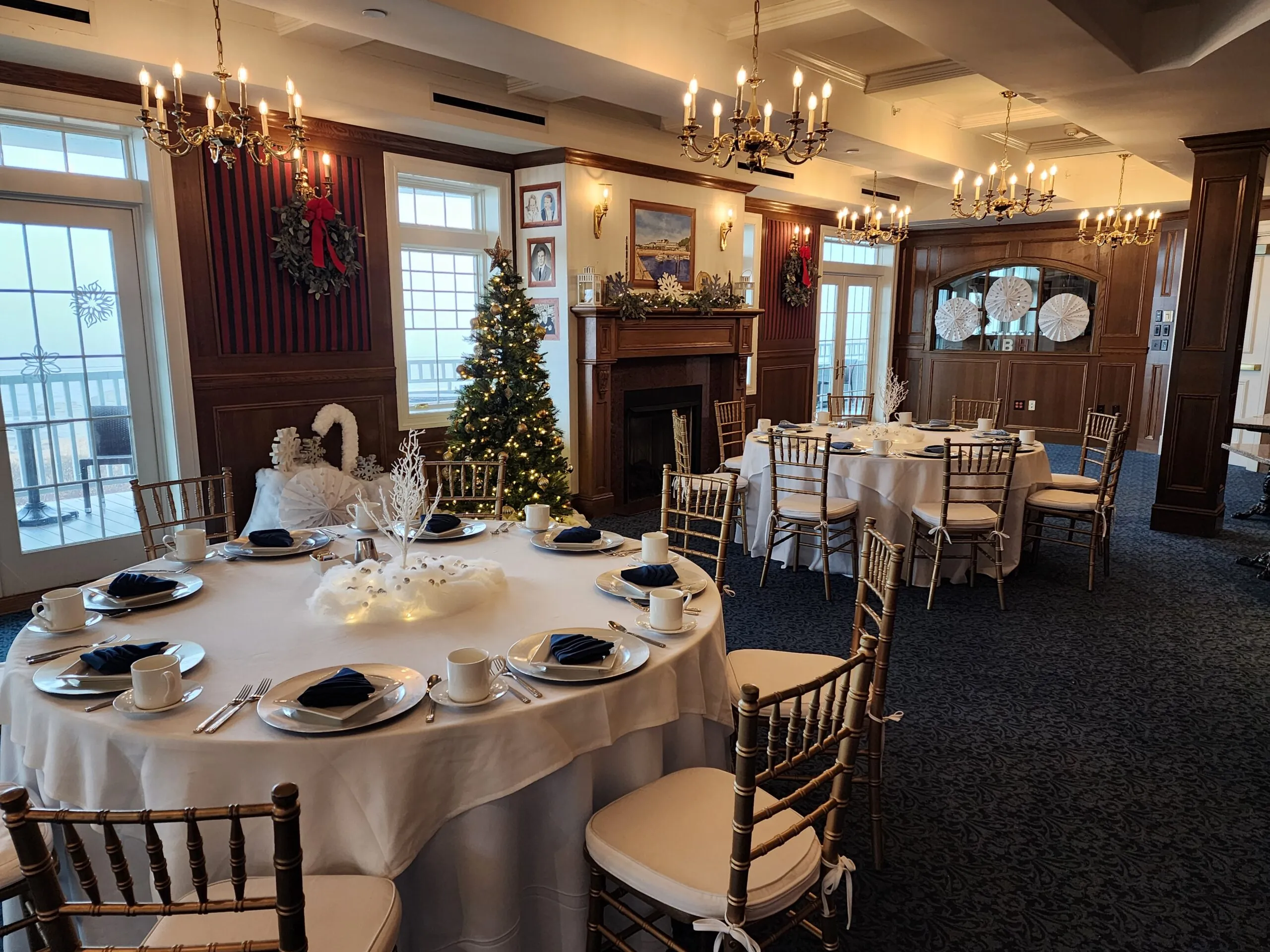 Holiday Princess Tea in the Tides on the Sound Room at Madison Beach Hotel