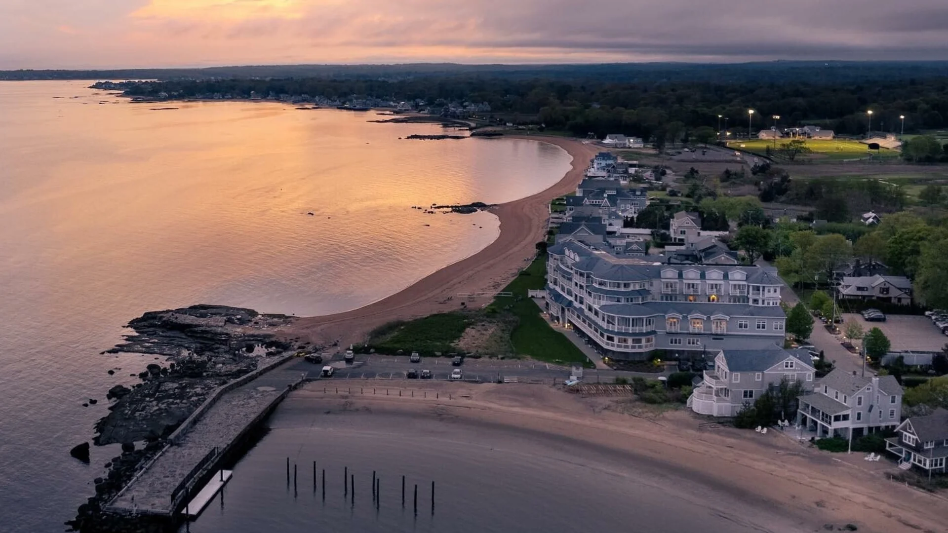 Aerial shot of Madison Beach Hotel