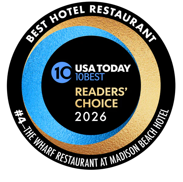 #4 Best Hotel Restaurant Award for The Wharf